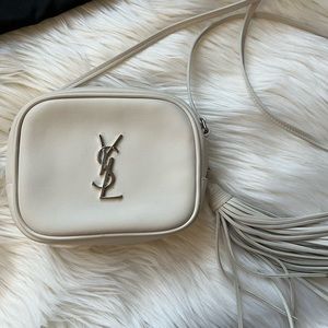 Saint Laurent Monogram Blogger Bag w/ tassel
